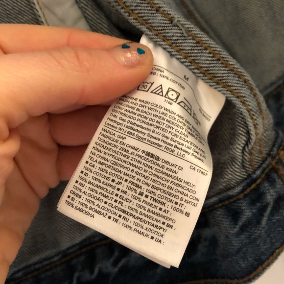 GAP NWOT blue denim jacket - Picture 4 of 4